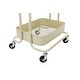 preview thumbnail 19 of 51, 4-Tier Metal Utility Cart with Wheels Storage Shelves Organizer Trolley Cart