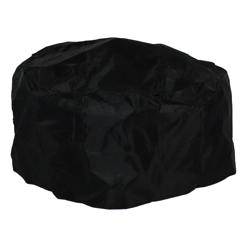 Sunnydaze Crossweave Wood-Burning Fire Pit with Spark Screen and Poker