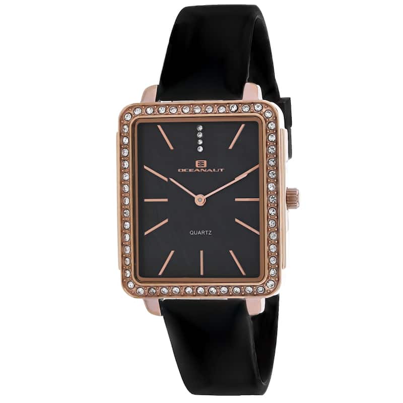 Oceanaut Women's Adorn Black Dial Watch - OC0275 - 6 (36)
