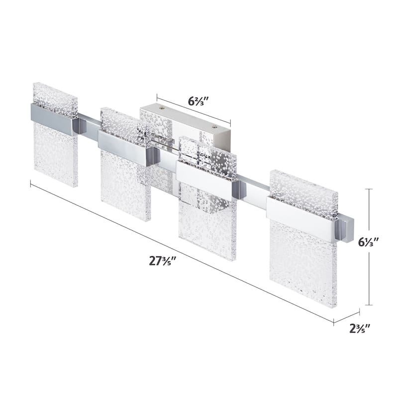 CO-Z Modern 20W LED Wall Sconce Vanity Light Fixture