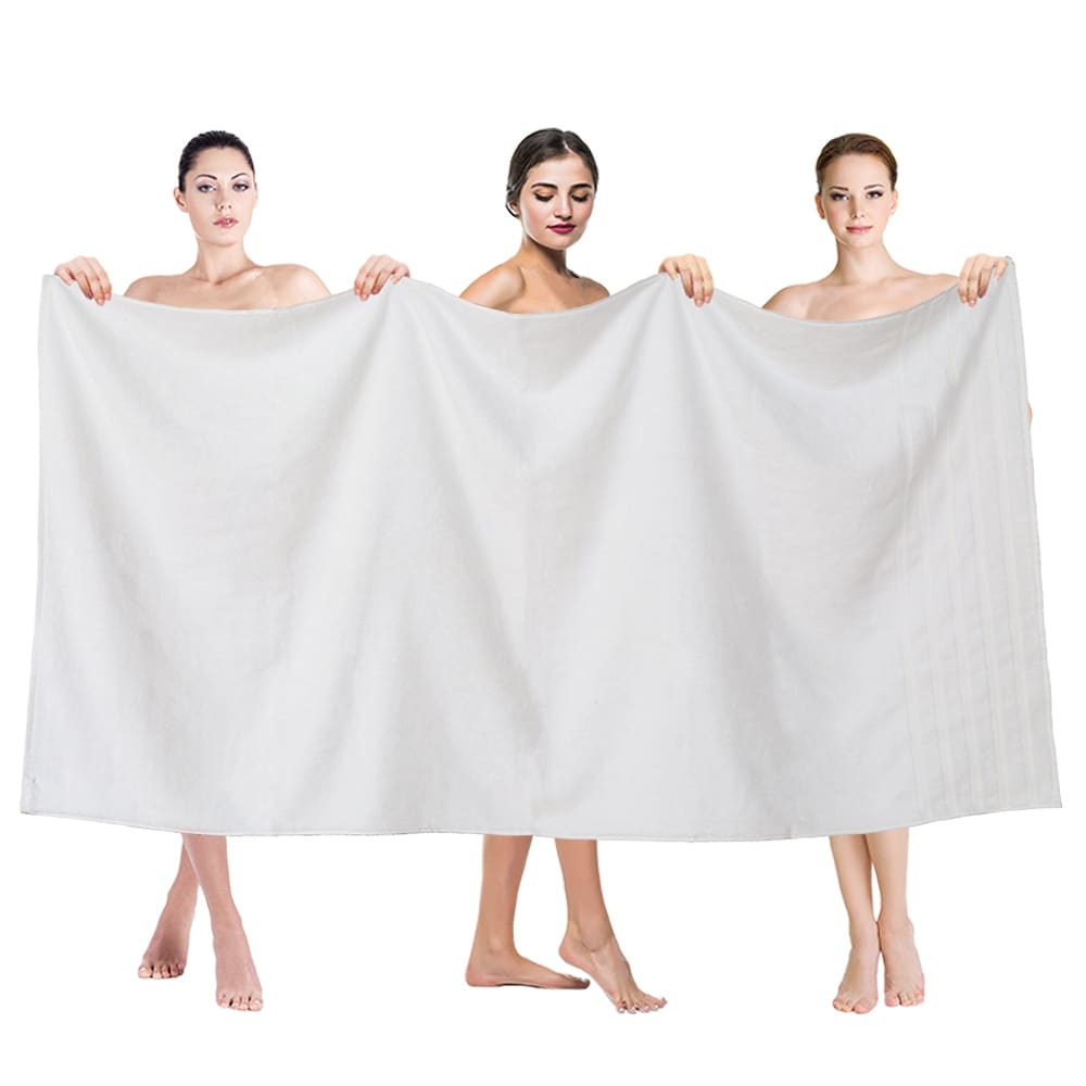 Details about   Silver Grey Extra Large Jumbo Bath Sheet 650 gsm 150cm x 200cm Turkish Cotton 