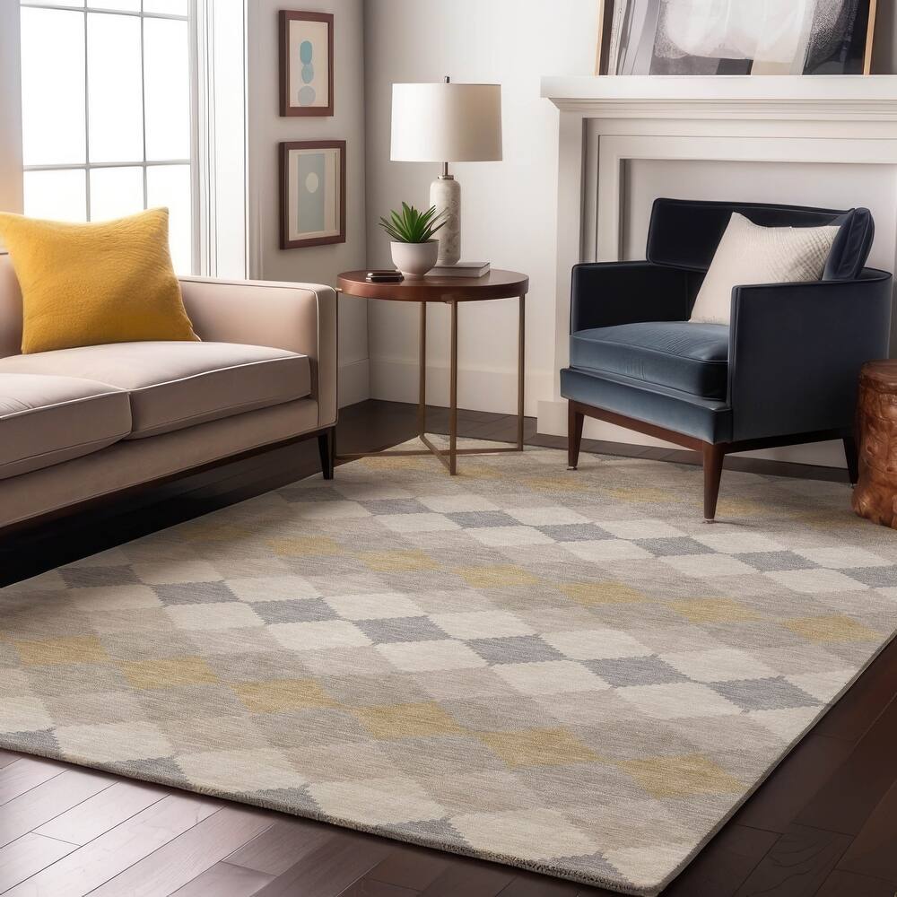 Premium Washable Super Soft Diamond Modern Mayfield Rug