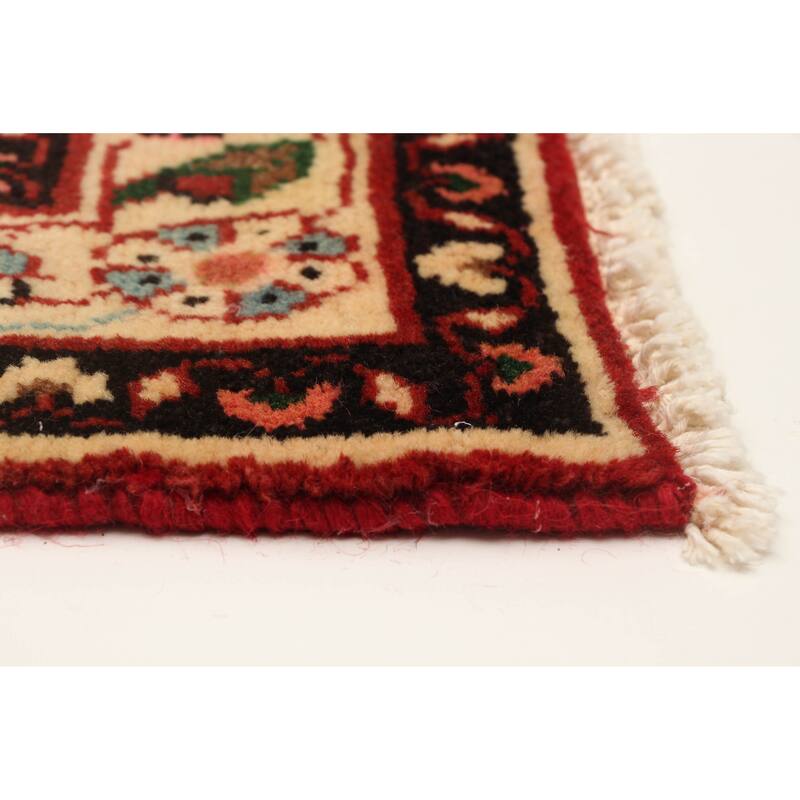 ECARPETGALLERY Hand-knotted Anadol Red Wool Rug - 3'5 x 10'4