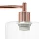 preview thumbnail 36 of 35, Lalia Home Modern Iron Desk Lamp with USB Port and Glass Shade - N/A