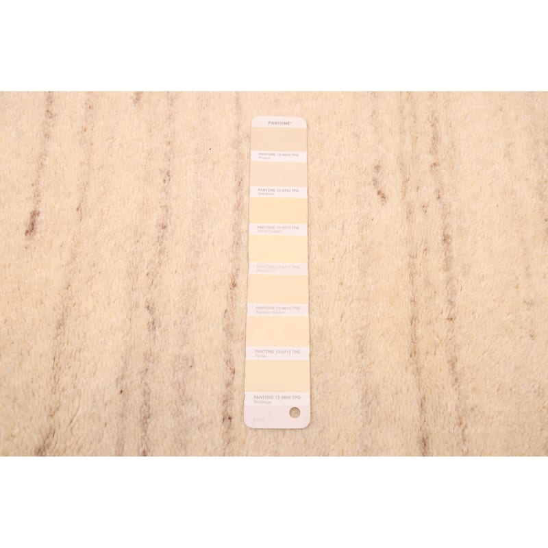 ECARPETGALLERY Hand Loomed Kashkuli Gabbeh Cream Wool Rug - 5'8 x 7'9