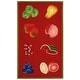 preview thumbnail 41 of 54, SAFAVIEH Handmade Chelsea Britny French Country Fruit Wool Rug 2'6" x 4' - Red - Rectangle