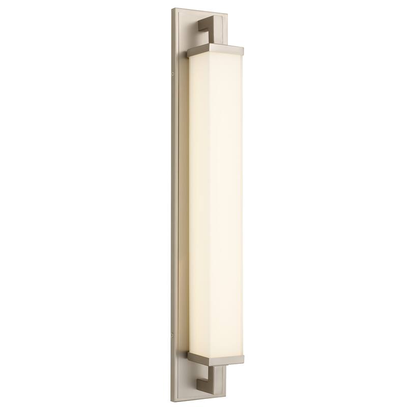 Zenith 28" Brushed Nickel LED Bathroom Vanity Light