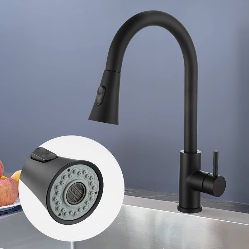 Topcraft High-arc Pull Down kitchen Sink Faucet