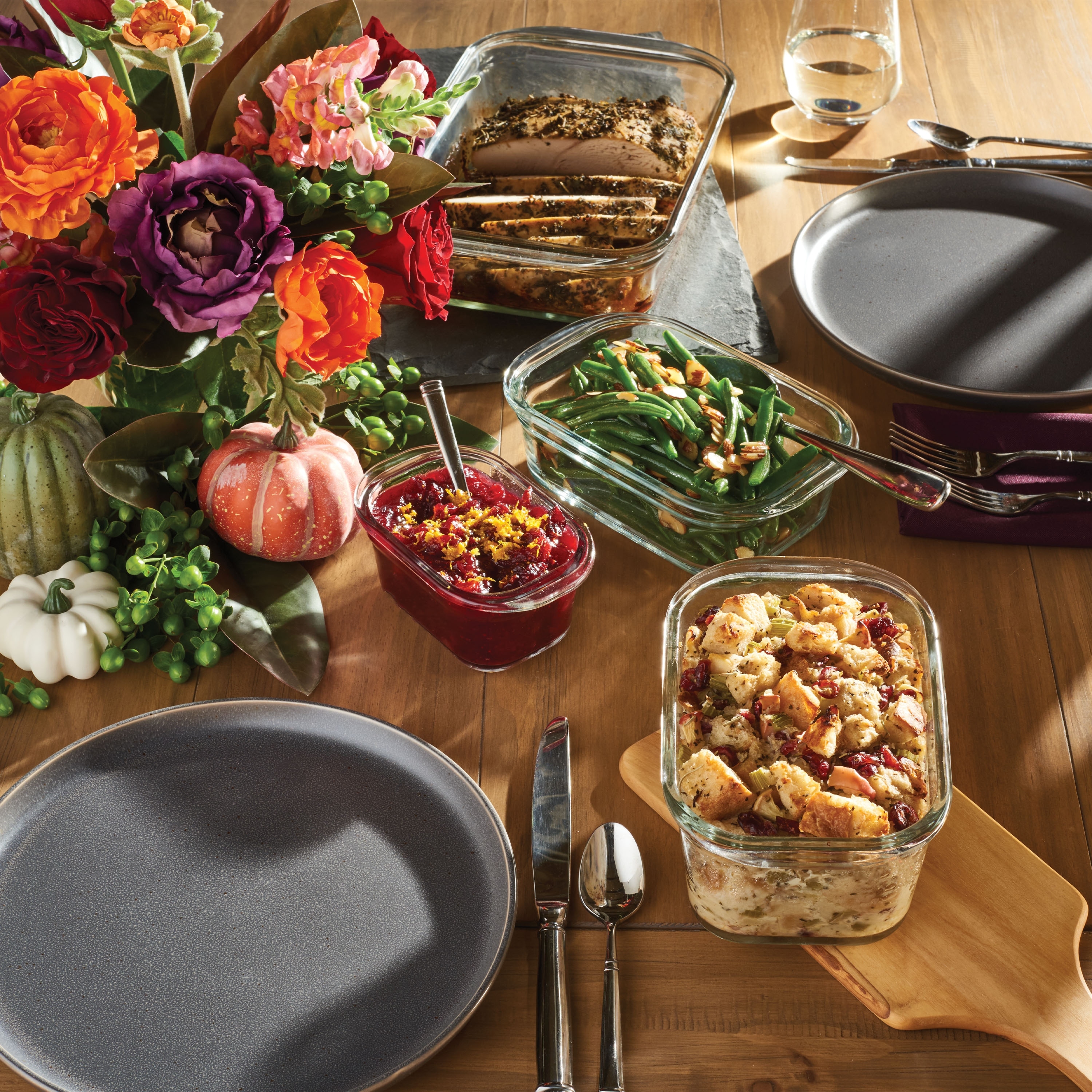 Rubbermaid Brilliance Glass Food Storage Containers, 10-Piece Set