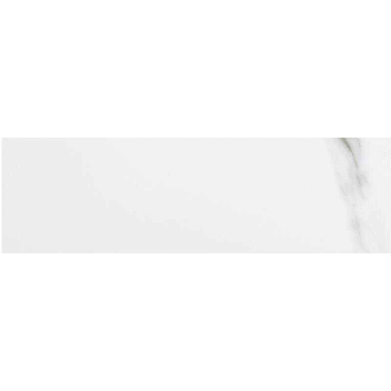The Tile Life Chronos 4x13 White/ Gold Porcelain Floor & Wall Tile