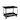 Hirsh 2-Tier Metal Utility Cart Storage Service Tool Trolley, Holds up to 400 lb, 36 x 24, Black - 6.100 X 26.380 X 38.980