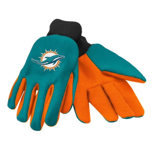 Forever Collectibles Miami Dolphins Work - Utility Gloves Work or Utility Gloves. Opens flyout.