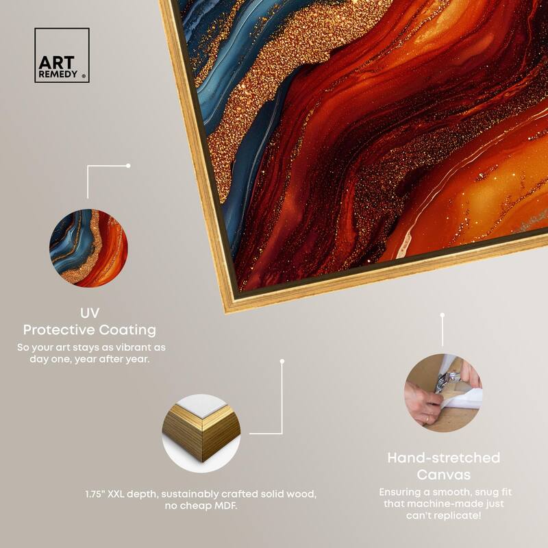 Gilded Galaxy Canvas by Art Remedy