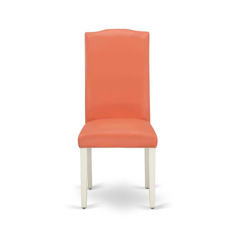 Parsons Chairs Set of 2 - PU Leather Dining Chairs - Modern Accent Chairs - Stylish Side Chairs