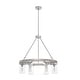preview thumbnail 4 of 17, Hunter Devon Park 6-Light Chandelier - Dining Room, Entry - Wagon Wheel, Rustic, Farmhouse