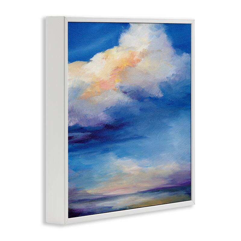 Stupell Pastel Clouds in Vivid Sky Framed Giclee Art Design By Karen Hale