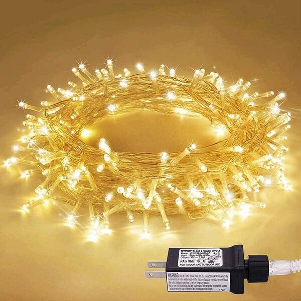 33ft 100 LED Christmas Lights Indoor Plug in Standard Bed Bath