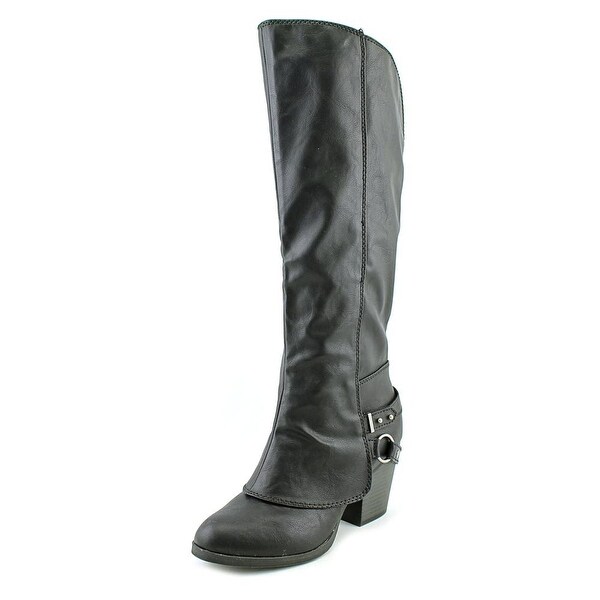 American Rag Eboni Round Toe Leather Knee High Boot
