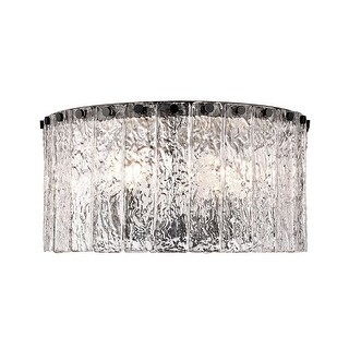 Glacier 5 Light Flush Mount - Matte Black