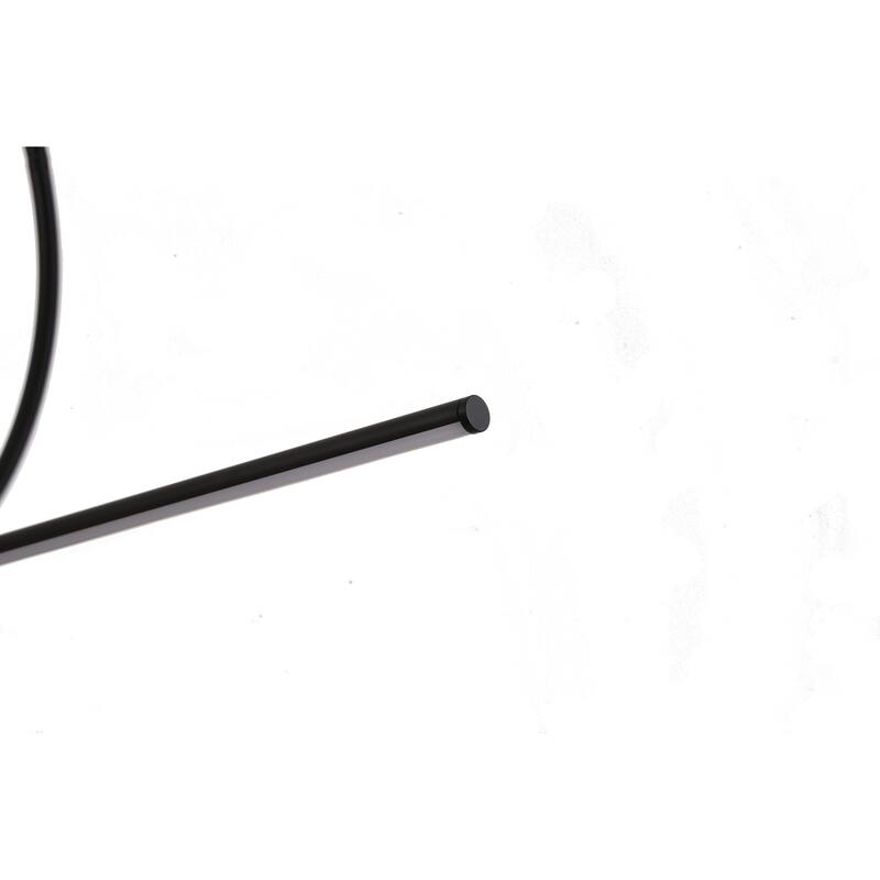 2 Light Chandelier Island Style, Black Metal Crystal Embellishment, Ceiling Light Fixture, Modern Hanging Lamp - 59