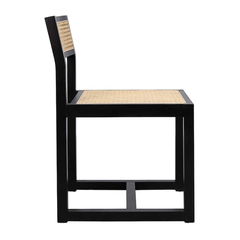 SAFAVIEH Yvonne Cane Dining Chair - 22.2" x 17.5" x 30.7" - 22Wx18Dx31H