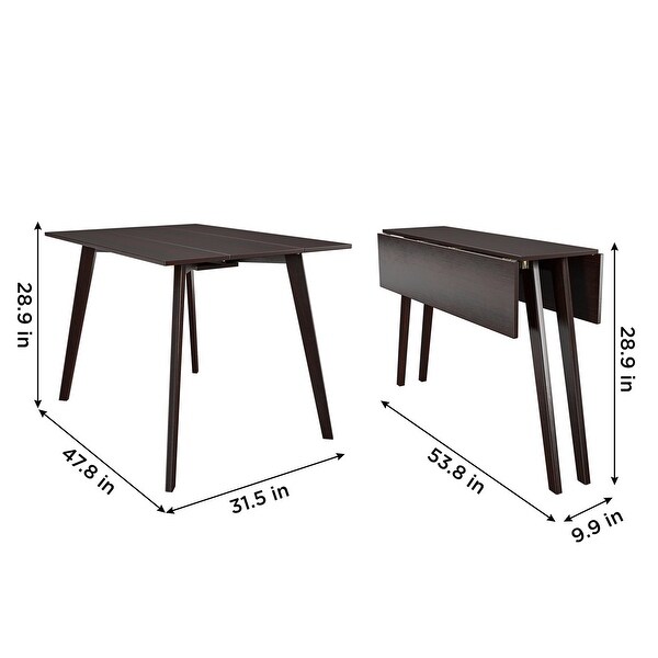 COSCO 48 x 30 inch Wood Drop Leaf Dining Console Table Bed Bath Beyond 36798044