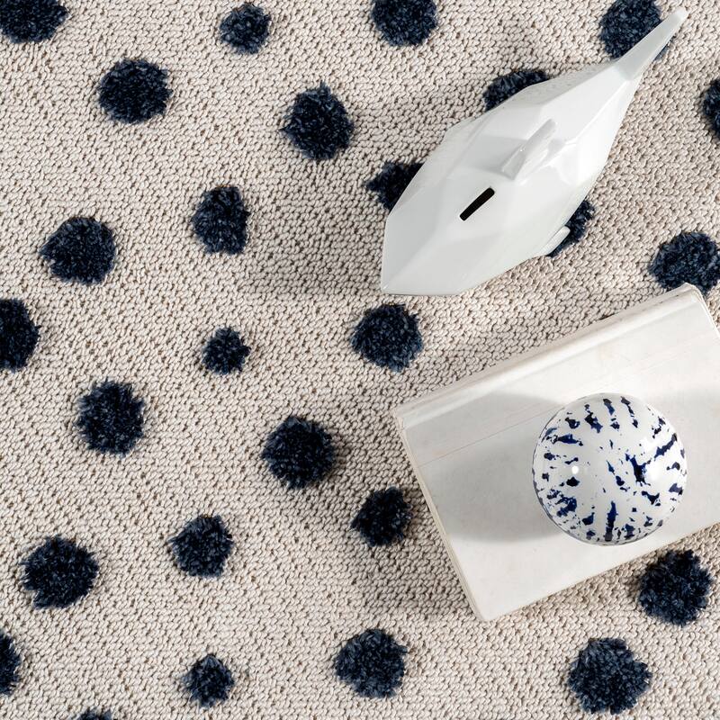 Nuloom Alena Starry Night High-Low Kids Tasseled Area Rug