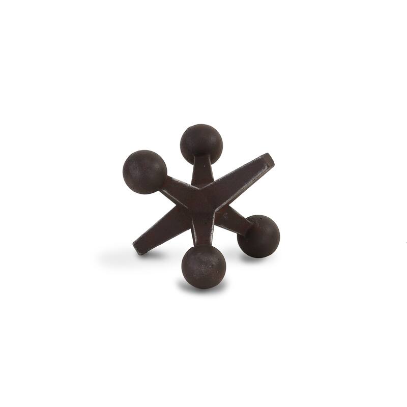 Black Cast Iron Large Jack Décor