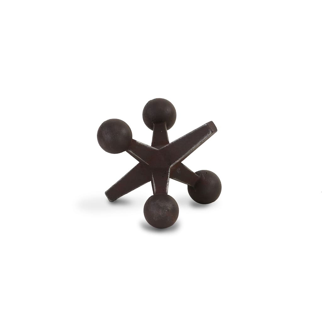 Black Cast Iron Large Jack Décor