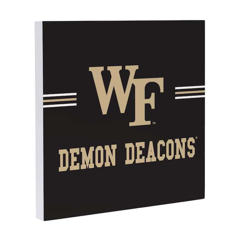 Wake Forest University Wooden Door Decor Wall Sign - Multi-Color