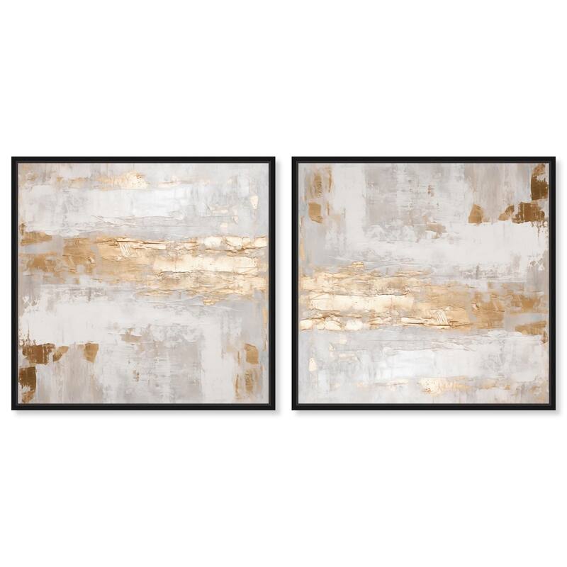 Pretty Spring Time Books Glam Canvas by Art Remedy - 30" x 45" - Silver