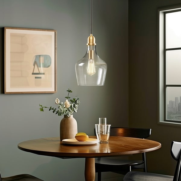 Glass bell pendant outlet