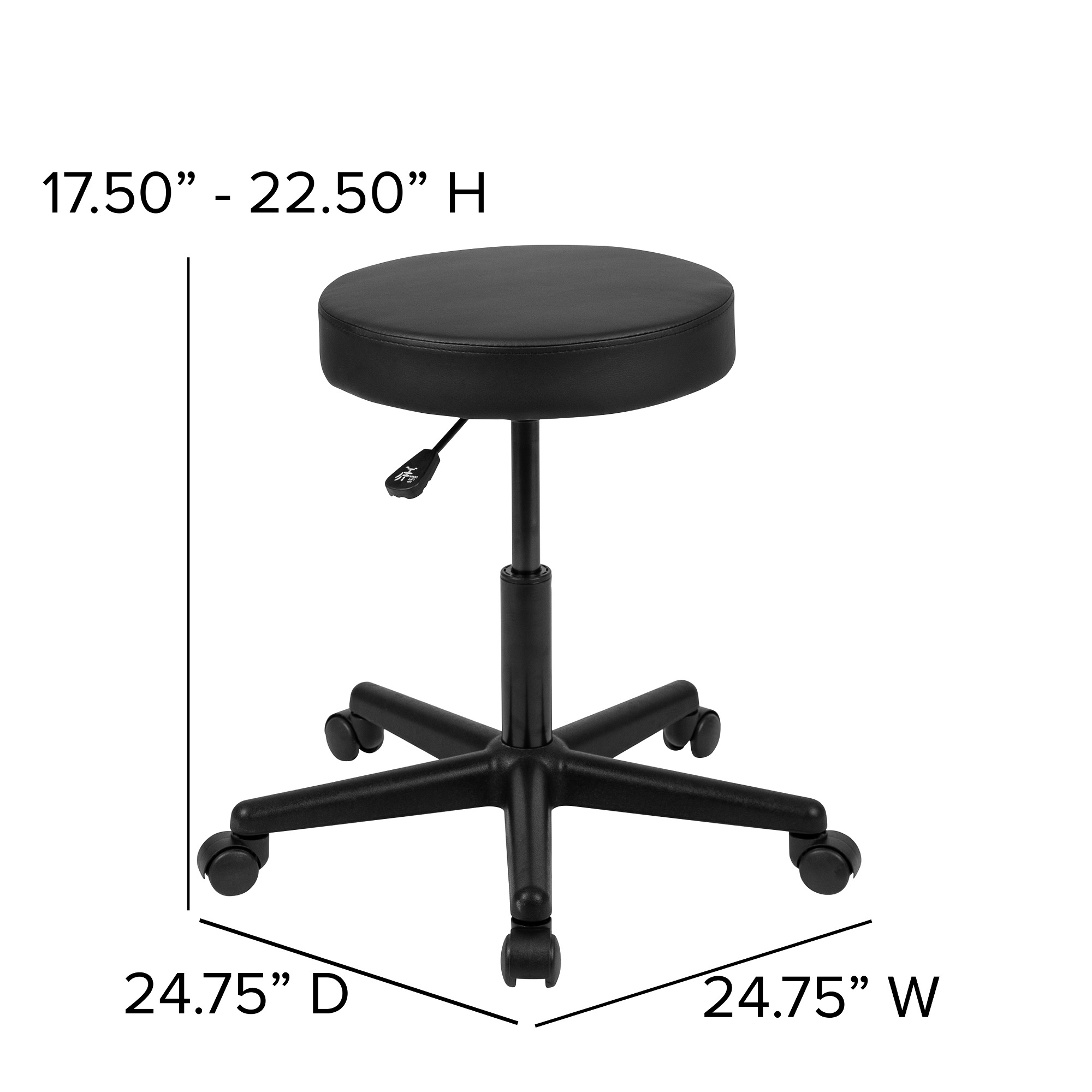 Backless swivel hotsell chair