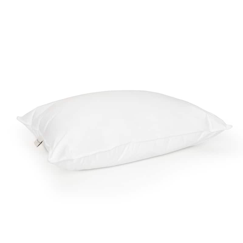 Queen Size Down Alternative Medium Pillow 2 Pack for Back Sleepers by Tommy Bahama® (Hypoallergenic) - White