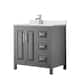 Option Dark Gray, Chrome Trim, Giotto Quartz Top