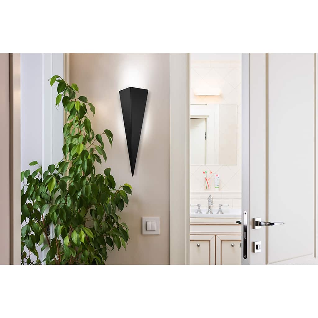 Eglo Trigo 3 Stainless Steel 1-Light Wall Light