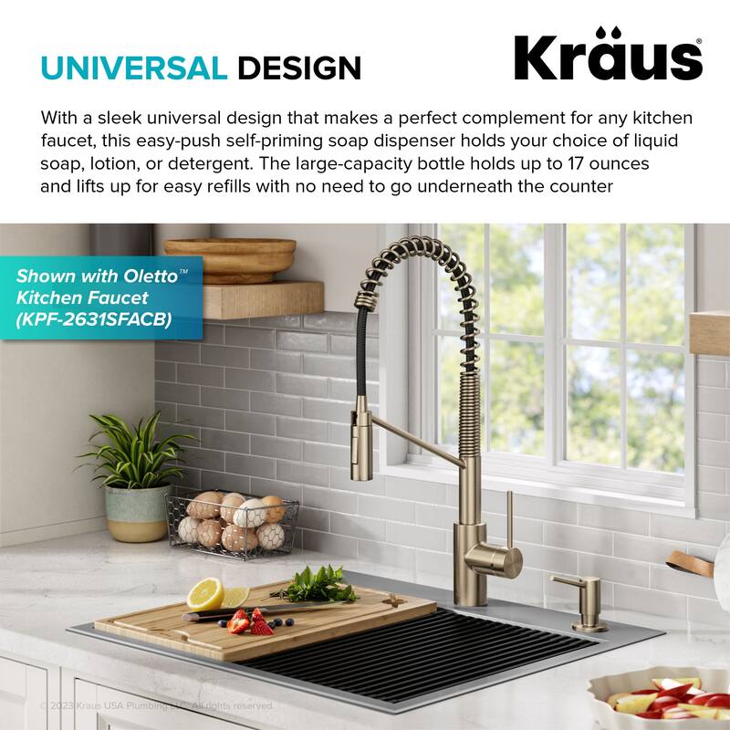 Kraus Kitchen Soap and Lotion Dispenser