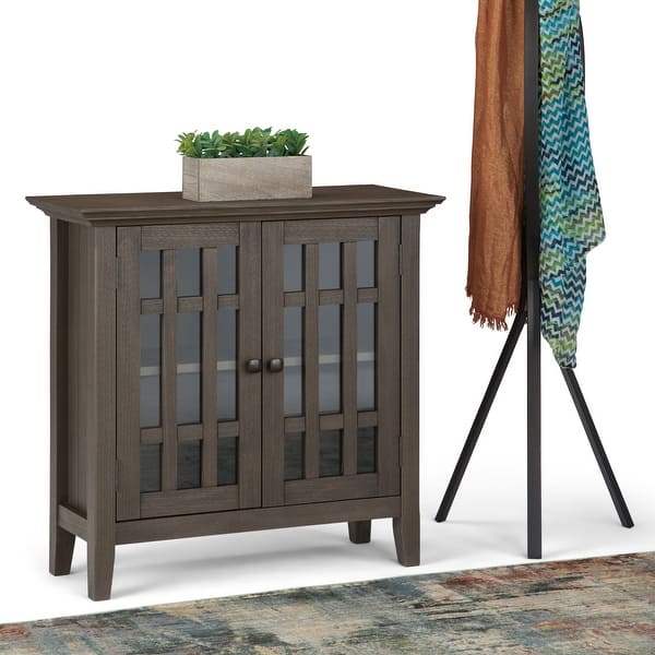Wyndenhall Freemont Solid Wood 32 Inch Wide Rustic Low Storage Media Cabinet 32 W X 14 D X 31 H On Sale Overstock 9075453