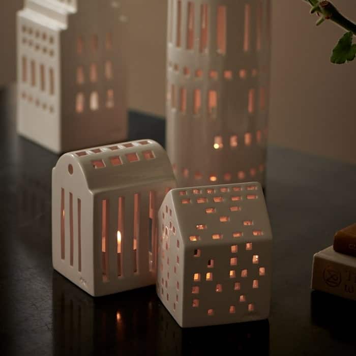 Kähler Urbania Lighthouse Classical, White - H: 3.7"