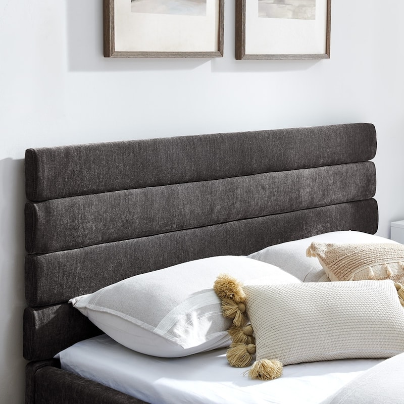comfortable cushioned bed frame