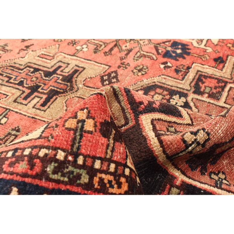 ECARPETGALLERY Hand-knotted Andelz Red Wool Rug - 2'11 x 6'3