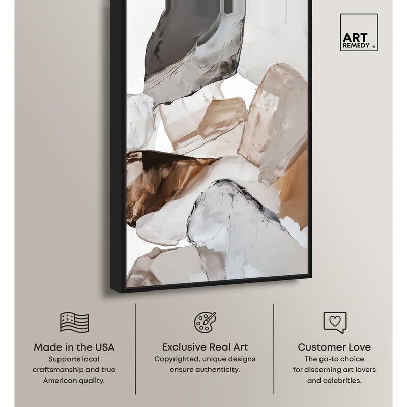 Sedimentary Hues II Canvas by Art Remedy