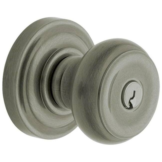 Baldwin Colonial Style Single Cylinder Keyed Entry Door Knob Set with