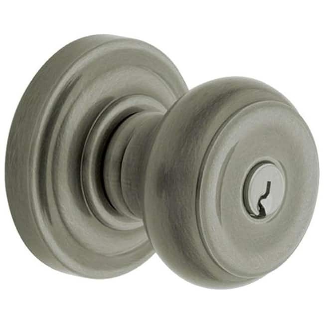 Baldwin Colonial Style Single Cylinder Keyed Entry Door Knob Set with