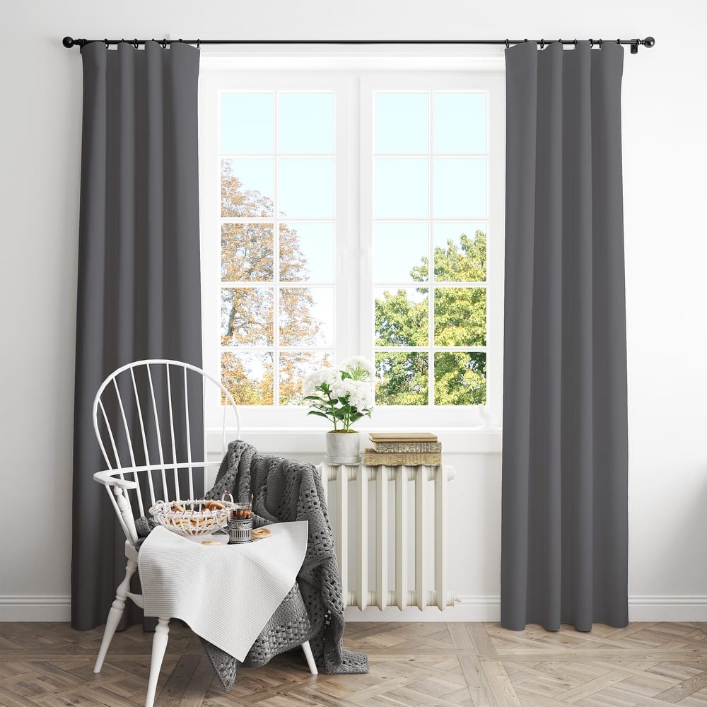 Deconovo Thermal Insulated Blackout 84-inch Curtain (2 Panel) - 52 x 84