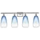 Option Brushed Satin Nickel / Sapphire Blue