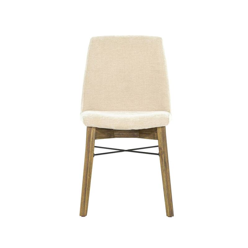 Ziggy Upholstered Acacia Dining Chair (Set of 2)