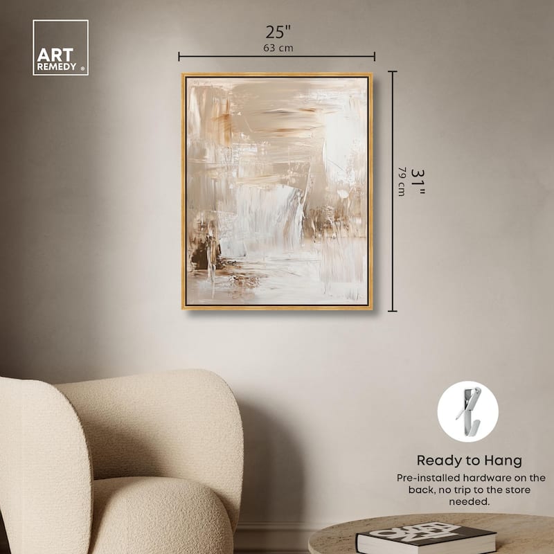 Latte Layers II Canvas by Art Remedy