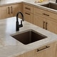 preview thumbnail 56 of 75, Karran Undermount Quartz Bar Single Bowl Sink