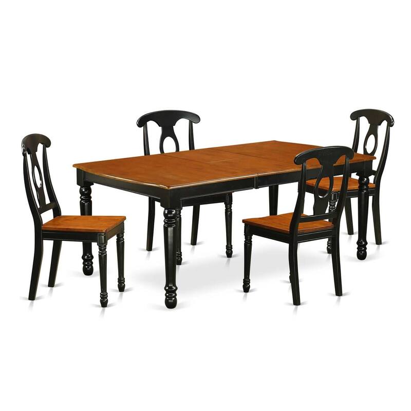 Kitchen Table Set 5 Piece Dining Set with Chairs - Modern Dining Room Table & Chairs